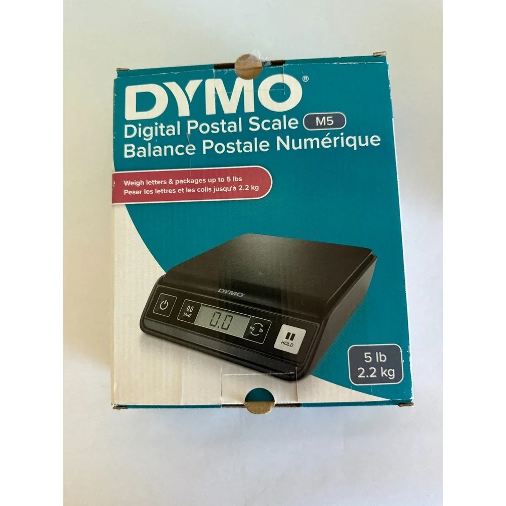 DYMO M5 Digital Postal Scale 5lb 2.2kg‎ Without Cable Excellent